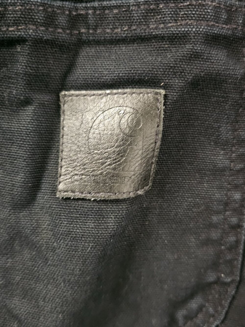 Carhartt X Chrysler Imported From Detroit Black Denim Men's Jacket Size M - Picture 9 of 16